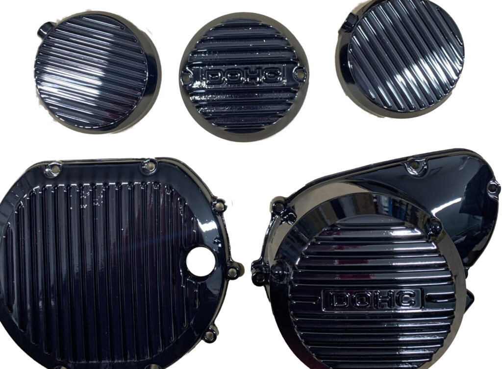 バイクのエンジンとモーターのパーツ